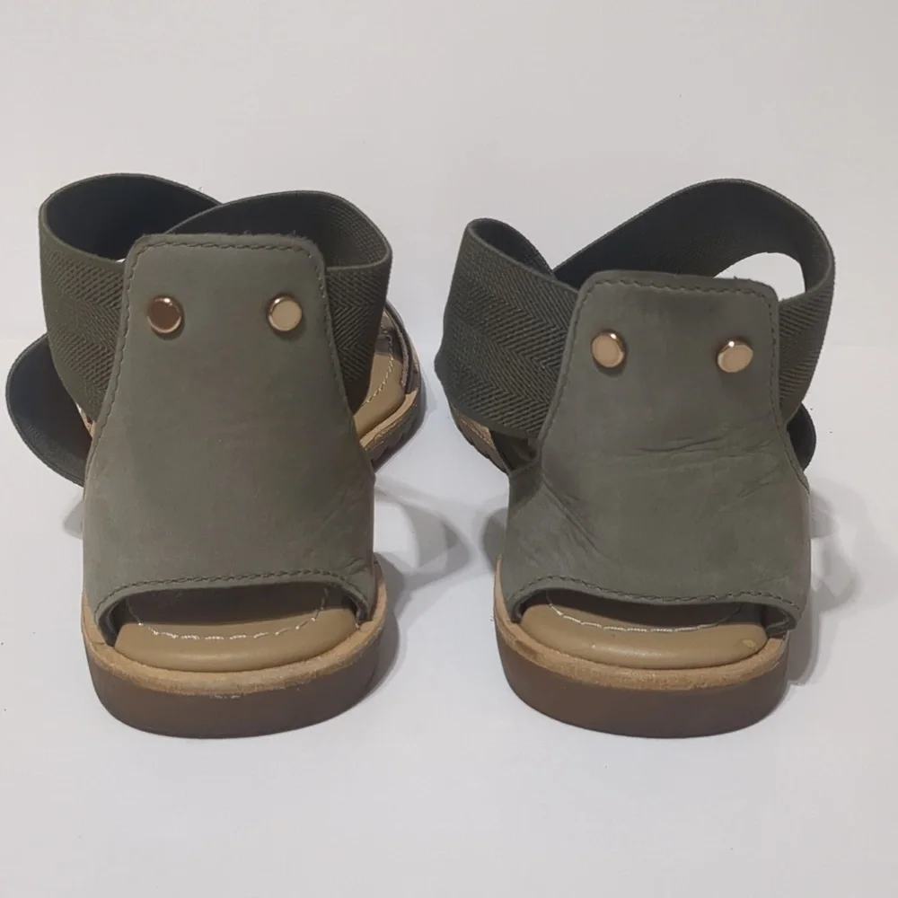 Sorel Ella Cross Ankle Strap Flat Sandal women size 6.5 - Picture 3 of 7